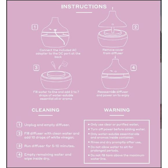 *NWT* ALIEVA SPA CALMING MIST DIFFUSER - Picture 3 of 4